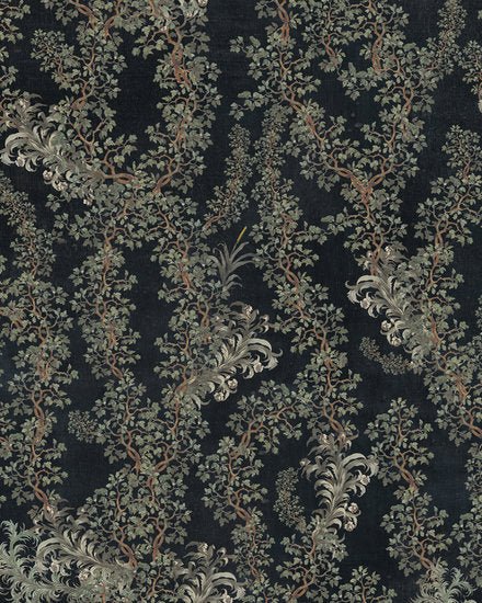 Mind The Gap Dark Leaves Behang WP20458 - LAB COLOUR THE WORLD