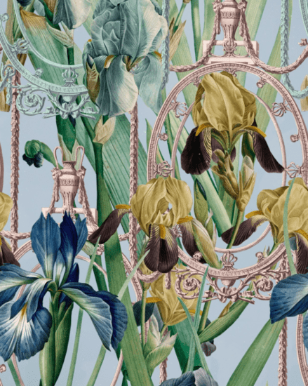 Mind The Gap Fleurs D'Iris Behang WP20476 - LAB COLOUR THE WORLD