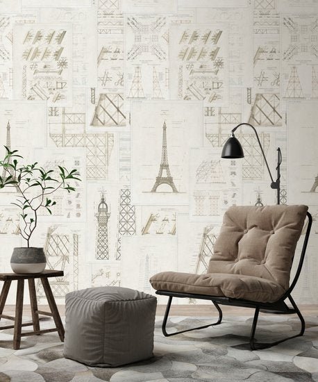 Mind The Gap Grand Eiffel Behang Wp20217 - LAB COLOUR THE WORLD