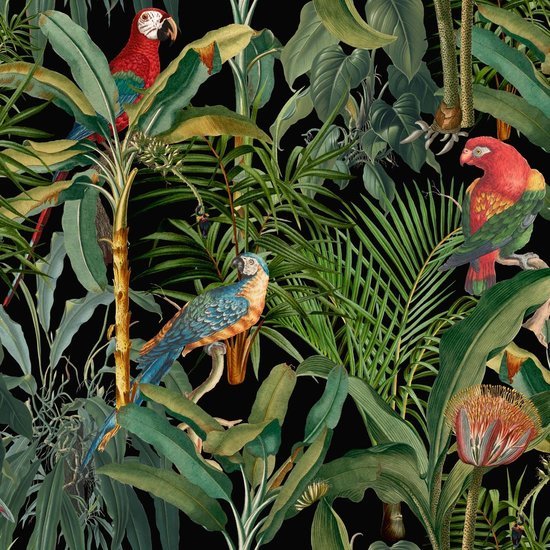 Mind The Gap Parrots Of Brasil Behang WP20522 - LAB COLOUR THE WORLD