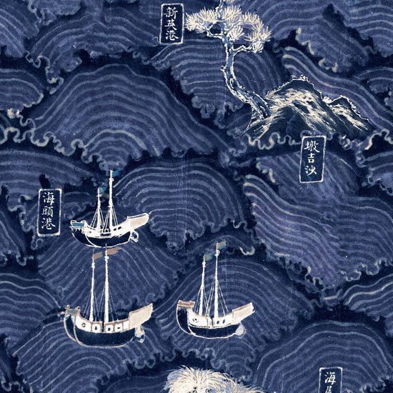 Mind The Gap Waves Of Tsushima Behang WP20513 - LAB COLOUR THE WORLD
