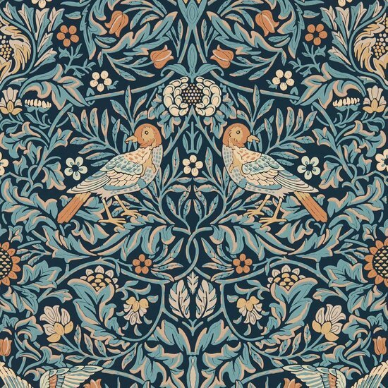 Morris & Co. Bird Behang 217193 - LAB COLOUR THE WORLD