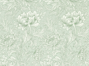 Morris & Co. Chrysanthemum Behang 217069 - LAB COLOUR THE WORLD