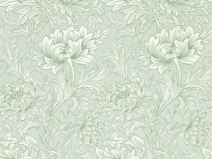 Morris & Co. Chrysanthemum Behang 217069 - LAB COLOUR THE WORLD