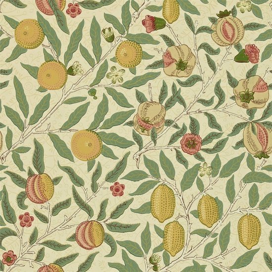 Morris & Co. Fruit Behang 216859 - LAB COLOUR THE WORLD