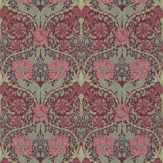 Morris & Co. Honeysuckle & Tulip Behang 214703 - LAB COLOUR THE WORLD