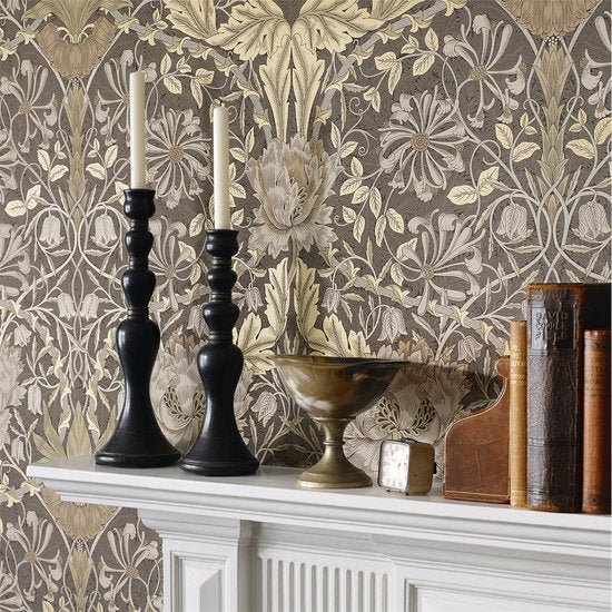 Morris & Co. Honeysuckle & Tulip Behang 216827 - LAB COLOUR THE WORLD