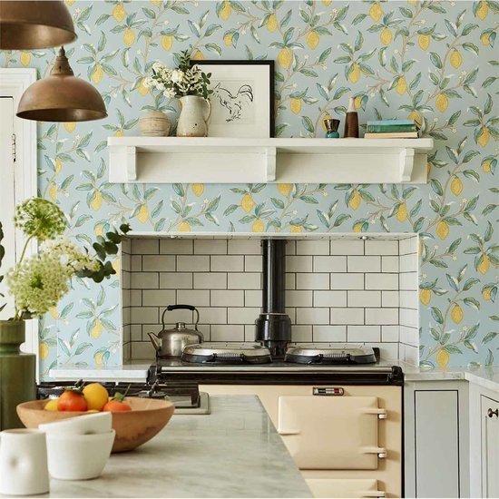Morris & Co. Lemon Tree Behang 216674 - LAB COLOUR THE WORLD