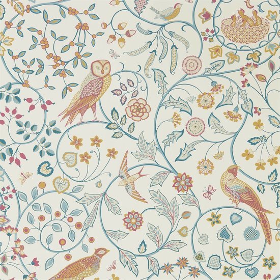 Morris & Co. Newill Behang 216703 - LAB COLOUR THE WORLD