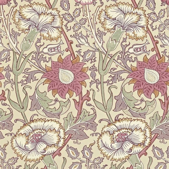 Morris & Co. Pink & Rose Behang 212566 - LAB COLOUR THE WORLD