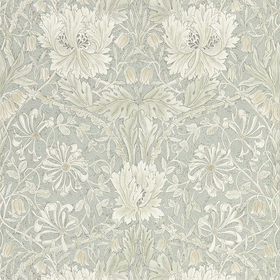 Morris & Co. Pure Honeysuckle & Tulip Behang 216525 - LAB COLOUR THE WORLD