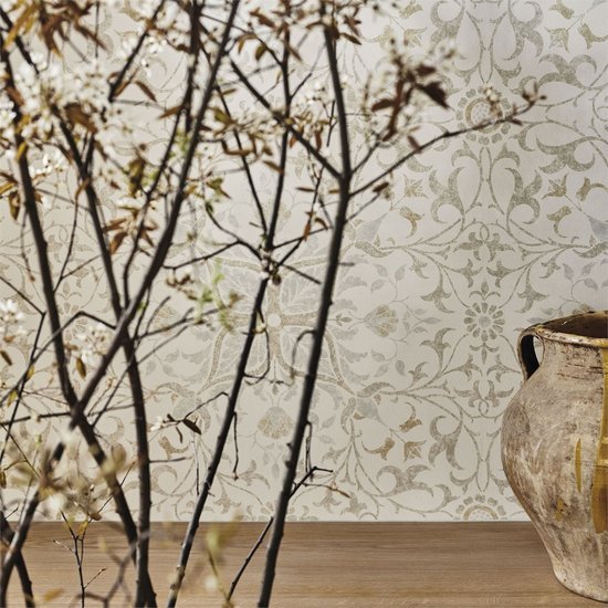 Morris & Co. Pure Net Behang 216037 - LAB COLOUR THE WORLD