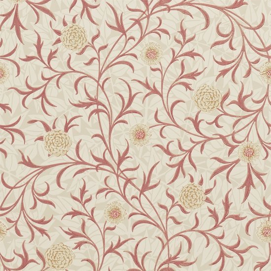 Morris & Co. Scroll Behang 210364 - LAB COLOUR THE WORLD