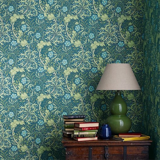 Morris & Co. Seaweed Behang 216851 - LAB COLOUR THE WORLD