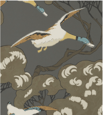 Mulberry Home Flying Ducks Behang FG090.A101 - LAB COLOUR THE WORLD