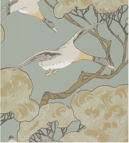 Mulberry Home Flying Ducks Behang FG090.H54 - LAB COLOUR THE WORLD