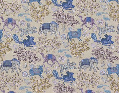 Pierre Frey Jardin De Mysore Behang FP310002 - LAB COLOUR THE WORLD