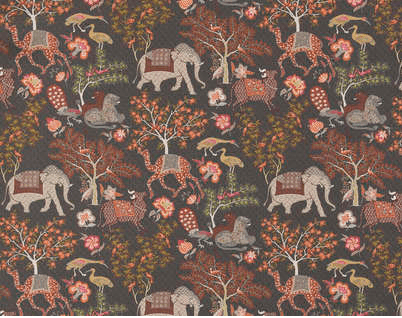 Pierre Frey Jardin De Mysore Behang FP310004 - LAB COLOUR THE WORLD