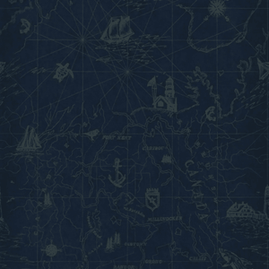 Ralph Lauren Shipping Lanes Map Behang PRL5027/04 - LAB COLOUR THE WORLD