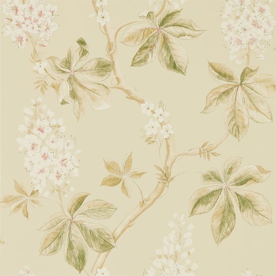 Sanderson Chestnut Tree Behang 215709 - LAB COLOUR THE WORLD