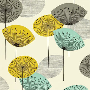 Sanderson Dandelion Clocks Behang 210501 - LAB COLOUR THE WORLD