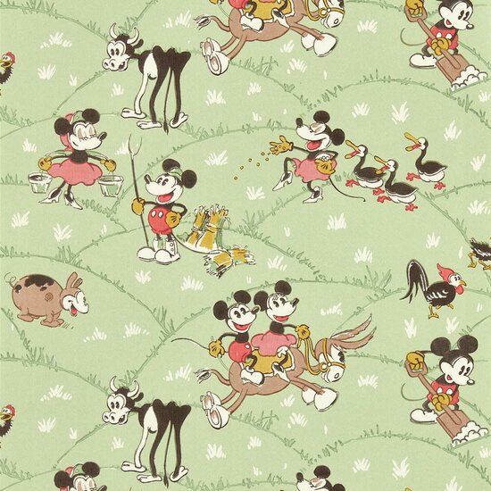 Sanderson Disney Home Mickey At The Farm Behang 217266 - LAB COLOUR THE WORLD