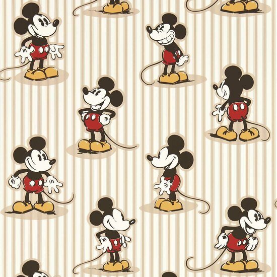 Sanderson Disney Home Mickey Stripe Behang 217273 - LAB COLOUR THE WORLD