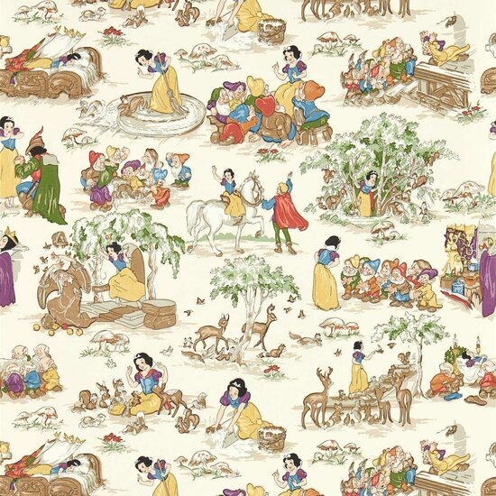 Sanderson Disney Home Snow White Behang 217275 - LAB COLOUR THE WORLD
