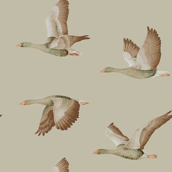 Sanderson Elysian Geese Behang 216609 - LAB COLOUR THE WORLD