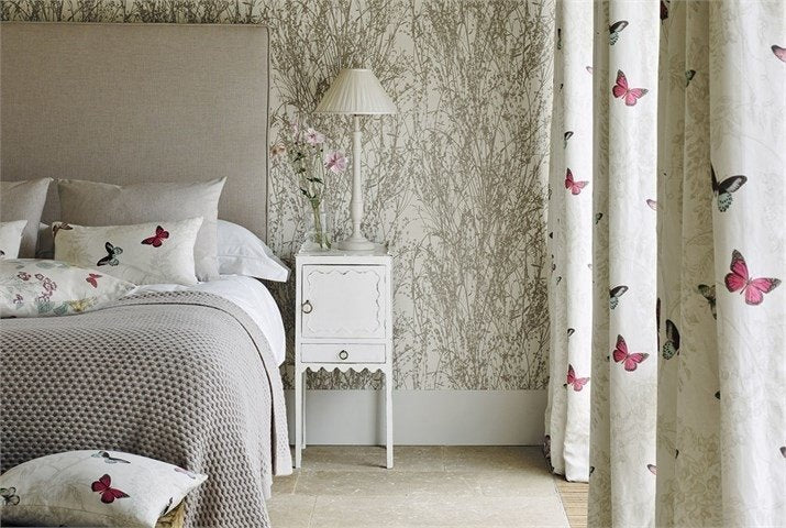 Sanderson Meadow Canvas Behang 215695 - LAB COLOUR THE WORLD
