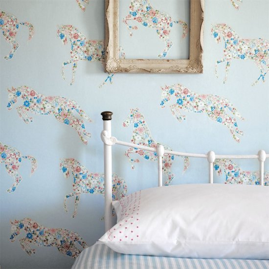 Sanderson Pretty Ponies Behang DLIT214035 - LAB COLOUR THE WORLD