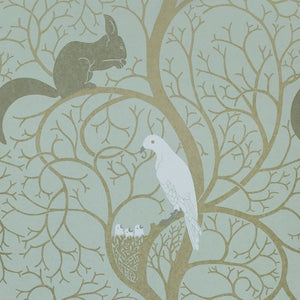 Sanderson Squirrel & Dove Behang DVIWSQ103 - LAB COLOUR THE WORLD