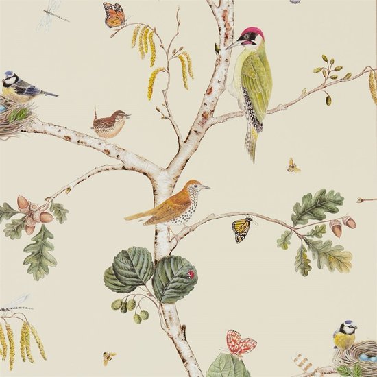 Sanderson Woodland Chorus Behang 215703 - LAB COLOUR THE WORLD
