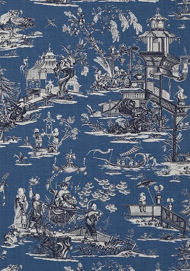 Thibaut Cheng Toile Behang T75465 - LAB COLOUR THE WORLD