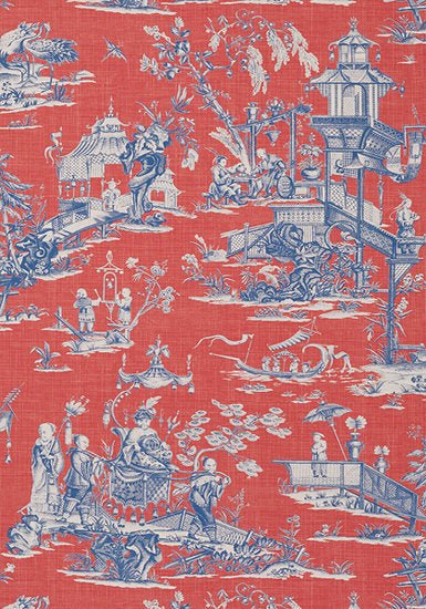 Thibaut Cheng Toile Behang T75466 - LAB COLOUR THE WORLD