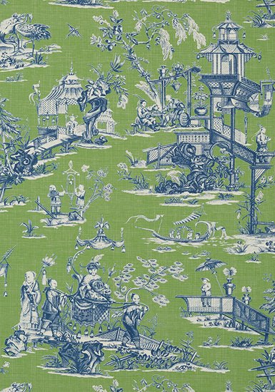 Thibaut Cheng Toile Behang T75467 - LAB COLOUR THE WORLD