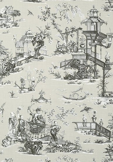 Thibaut Cheng Toile Behang T75469 - LAB COLOUR THE WORLD