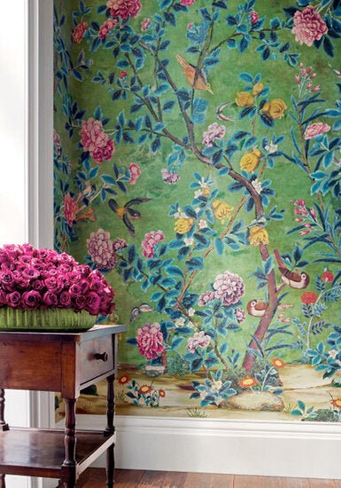 Thibaut Jardin Bloom Mural Behang TM13666 - LAB COLOUR THE WORLD
