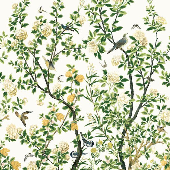 Thibaut Jardin Bloom Mural Behang TM13666 - LAB COLOUR THE WORLD