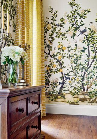 Thibaut Jardin Bloom Mural Behang TM13667 - LAB COLOUR THE WORLD