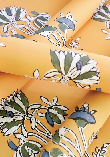 Thibaut Lily Flower Behang T13200 - LAB COLOUR THE WORLD