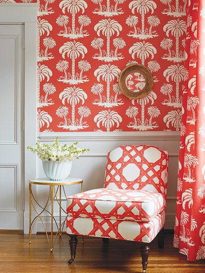 Thibaut Palm Island Behang T13166 - LAB COLOUR THE WORLD