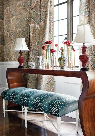 Thibaut Sherrill Paisley Behang T85078 - LAB COLOUR THE WORLD
