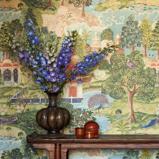 Zoffany Peacock Garden Behang 311743 - LAB COLOUR THE WORLD